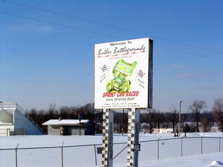 Butler Motor Speedway - Winter Shot